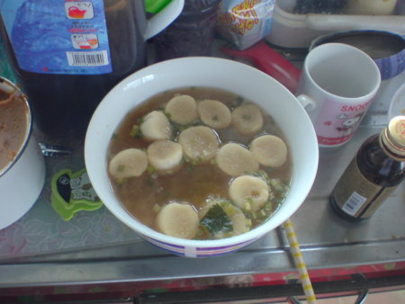 どんぶりの味噌汁