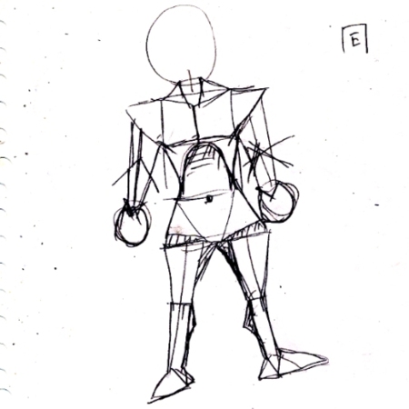 自分にわかりやすい胴体の簡略図