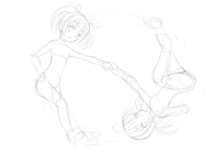 2012年 年賀イラストラフ