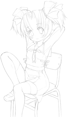 愛珠 プロフィール用 ラフ